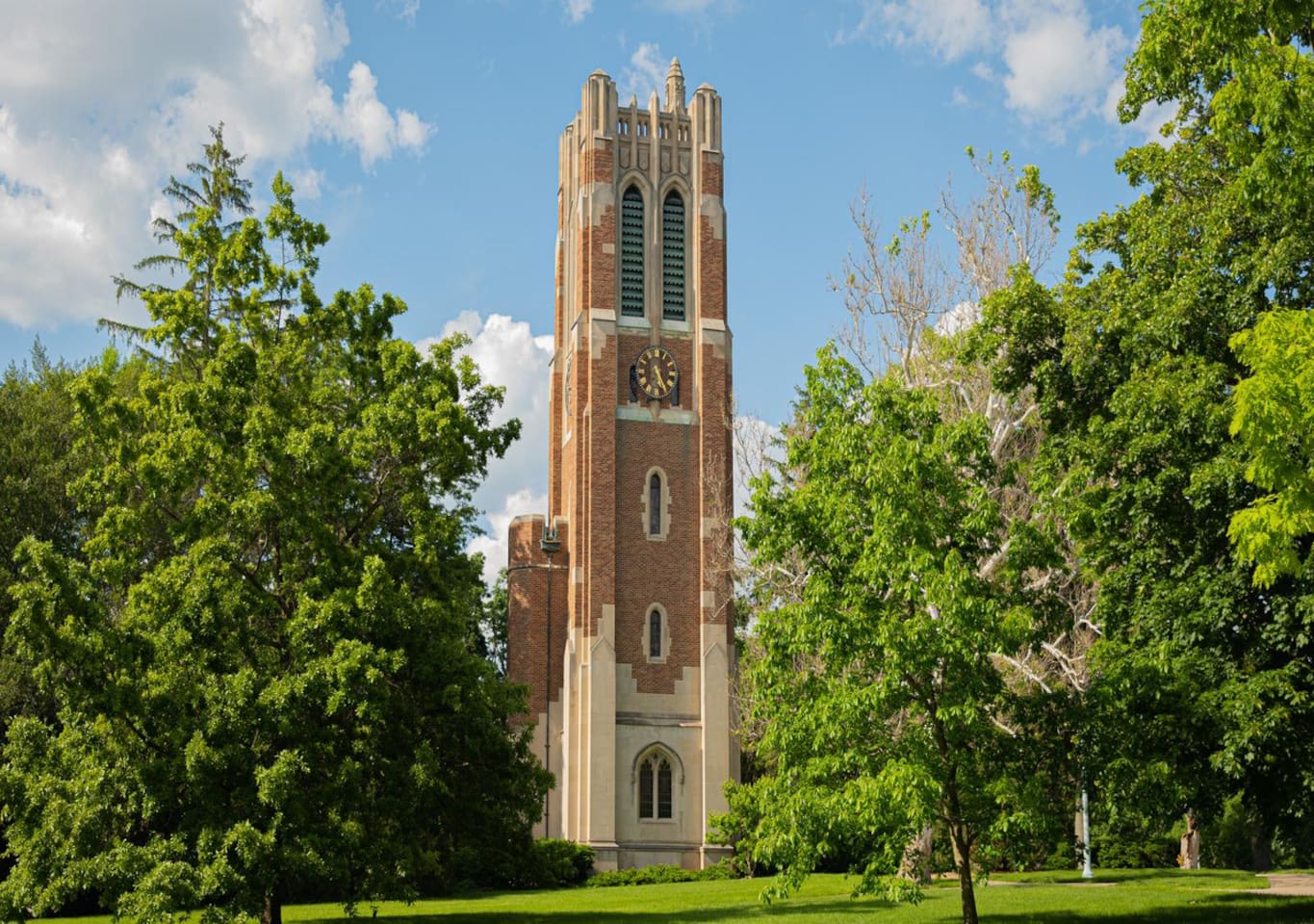 Michigan State University campus, a short drive from the home